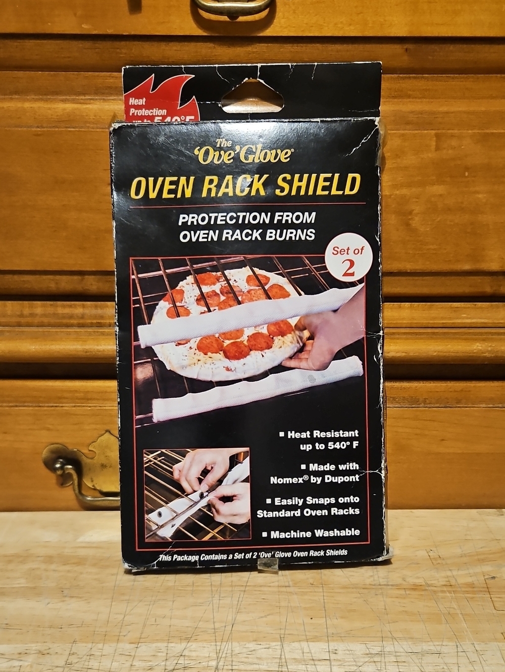 Oven Rack Shield Set of 2 – White Color/Heat-Resistant Protectors